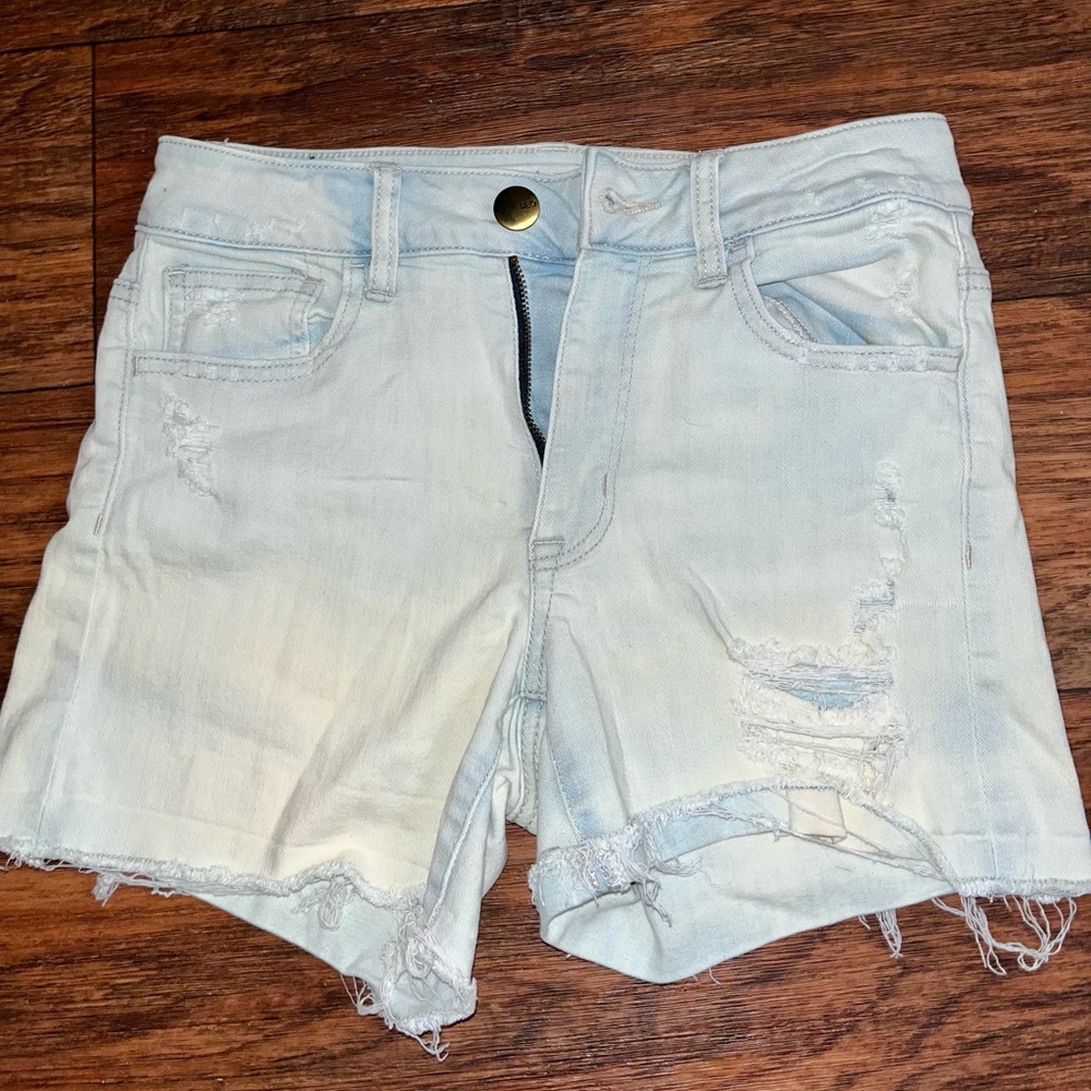 American Eagle Outfitters Light Wash Jean Shorts